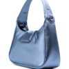 Emporio Armani logo-plaque satin tote bag