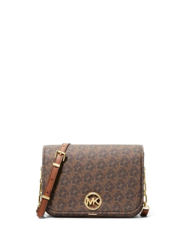23097944_53389036_1000.jpg Michael Michael Kors Delancey logo-plaque crossbody bag