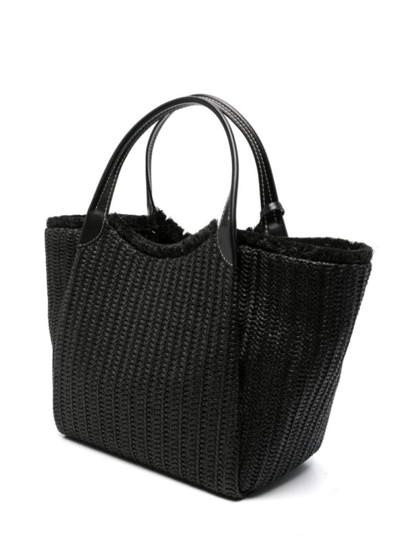 23168555_53511231_1000.jpg Emporio Armani logo-charm interwoven tote bag