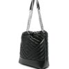 23174457_53582090_1000.jpg Armani Exchange logo-plaque quilted shoulder-bag