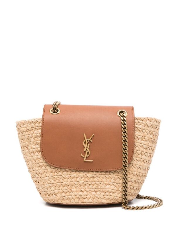 23226873_53366707_1000.jpg Saint Laurent small Manon raffia crossbody bag