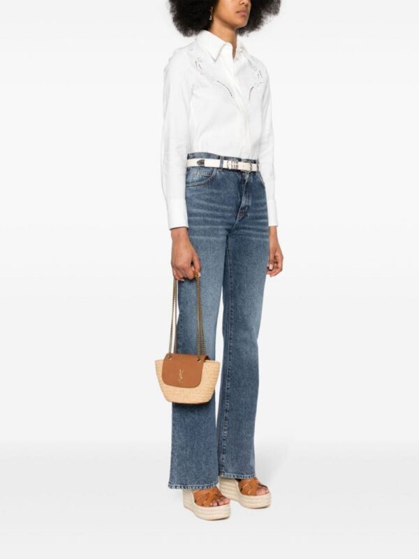 23226873_53366708_1000.jpg Saint Laurent small Manon raffia crossbody bag