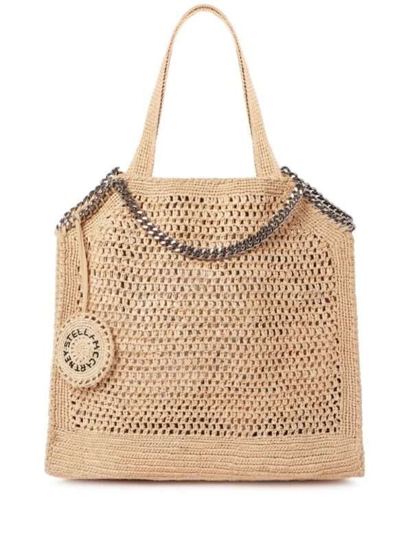 23373805_53856466_1000.jpg Stella McCartney small Falabella raffia tote bag