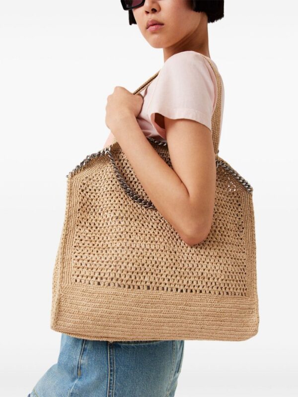 23373805_53856472_1000.jpg Stella McCartney small Falabella raffia tote bag