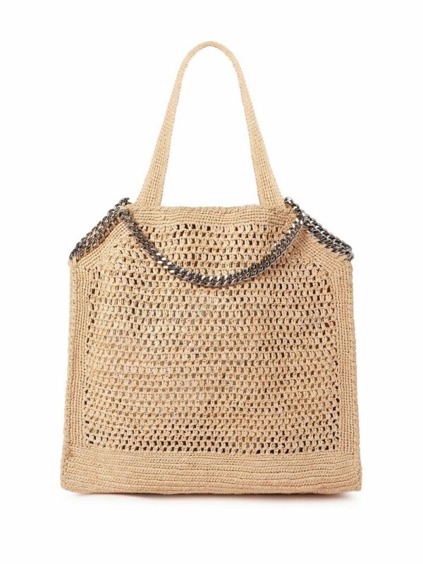 23373805_53856474_1000.jpg Stella McCartney small Falabella raffia tote bag