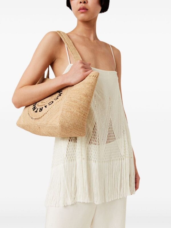 23374663_53856250_1000.jpg Stella McCartney medium logo-embroidered tote bag
