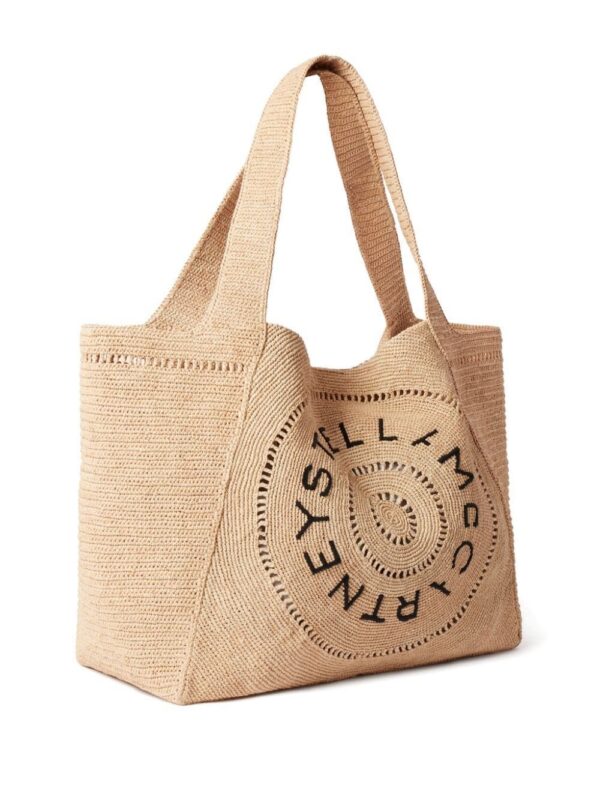23374663_53856258_1000.jpg Stella McCartney medium logo-embroidered tote bag