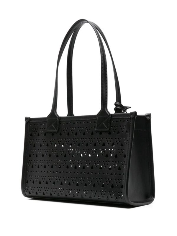 23403299_53556067_1000.jpg Karl Lagerfeld logo-embroidered perforated shoulder bag