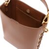 Stella McCartney logo-charm faux-leather bucket bag