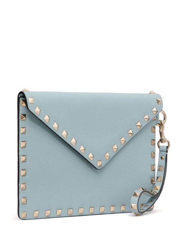 Valentino Garavani Rockstud leather clutch bag