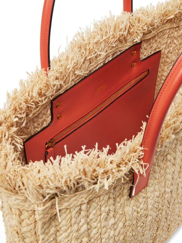 23491272_53811017_1000.jpg Versace La Medusa raffia tote bag