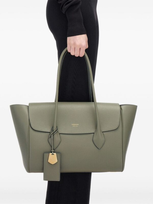 23496629_53933614_1000.jpg Ferragamo East-West leather tote bag