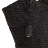 Ferragamo cut-out raffia tote bag