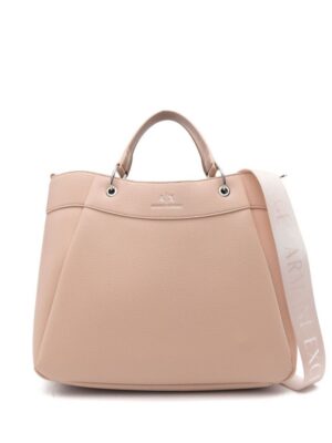23543435_53585452_1000.jpg Armani Exchange logo-stamp tote bag
