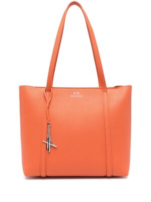 23543451_53585300_1000.jpg Armani Exchange logo-rubberised tote bag