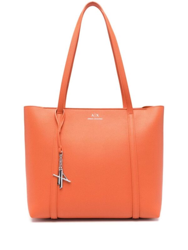 23543451_53585300_1000.jpg Armani Exchange logo-rubberised tote bag