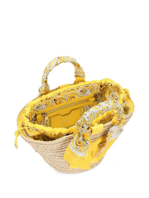 23600278_53629906_1000.jpg Dolce & Gabbana small Kendra straw tote bag