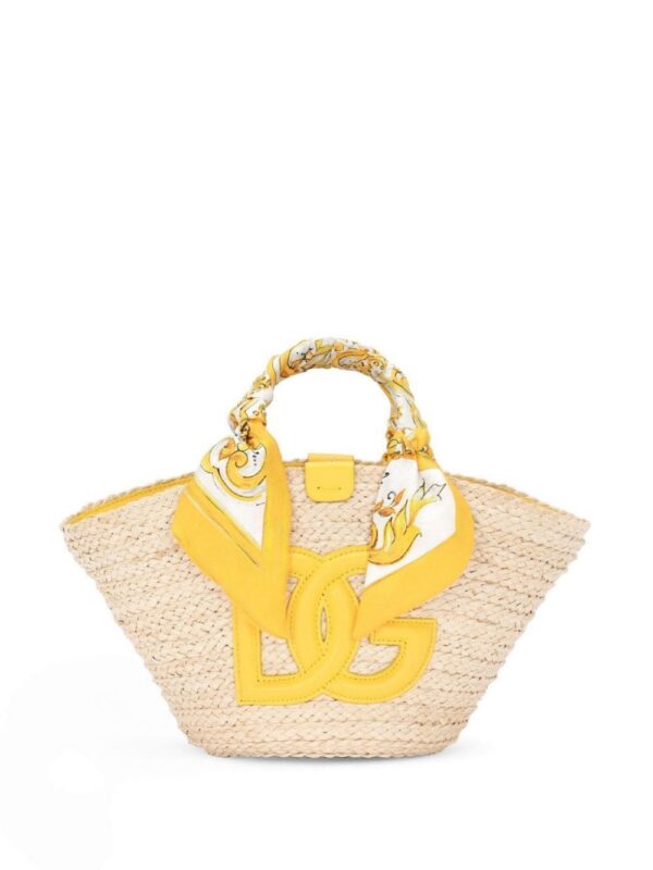 23600278_53629953_1000.jpg Dolce & Gabbana small Kendra straw tote bag