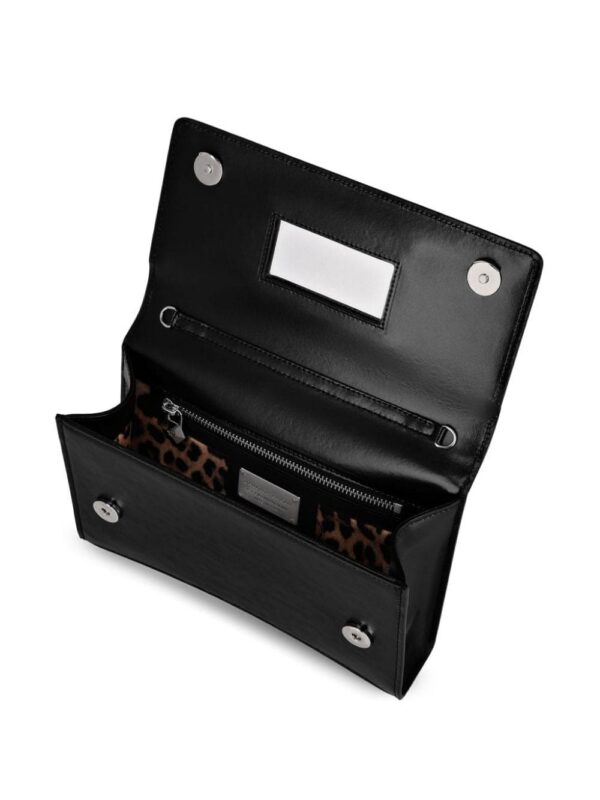 23626202_53788160_1000.jpg Philipp Plein logo-plaque leather clutch bag