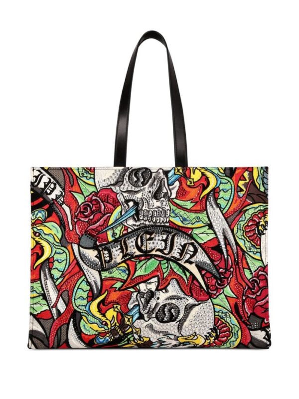 23626203_53588010_1000.jpg Philipp Plein Tattoo print shopping bag