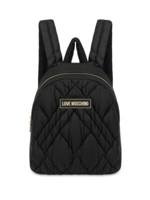 23636551_53526469_1000.jpg Love Moschino logo-appliqué quilted backpack