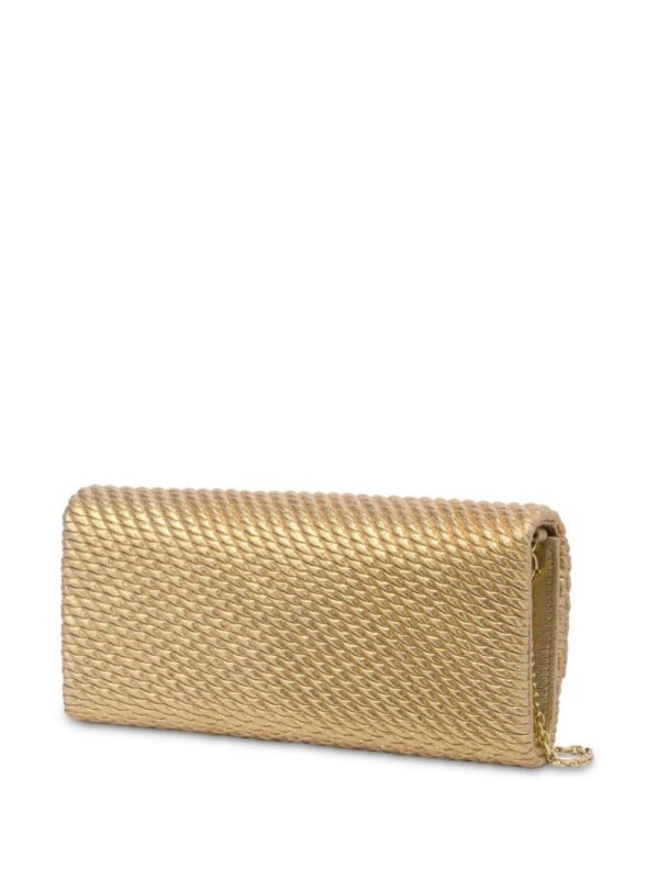 23636575_53505373_1000.jpg Love Moschino logo-plaque clutch bag