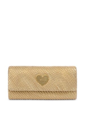 23636575_53505498_1000.jpg Love Moschino logo-plaque clutch bag