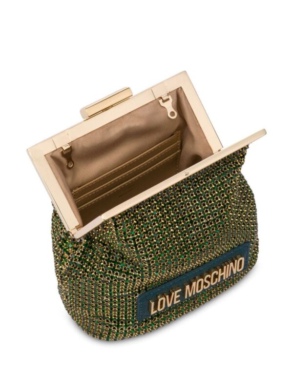 23636584_53505276_1000.jpg Love Moschino crystal-embellished clutch bag