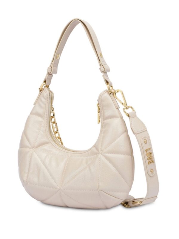 23637165_53525838_1000.jpg Love Moschino logo-plaque quilted shoulder bag