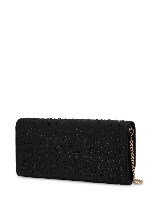 23637169_53606412_1000.jpg Love Moschino logo-lettering chain-link clutch bag