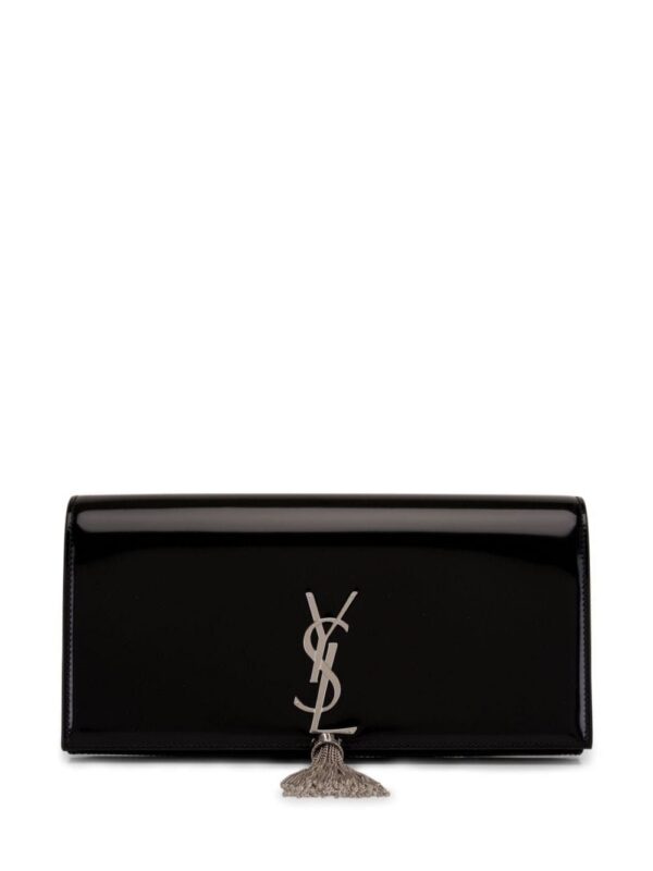 23759989_53659670_1000.jpg Saint Laurent Kate patent-leather clutch bag