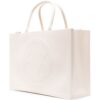 Armani Exchange large logo-embossed tote bag