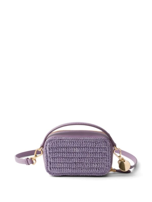 23819275_53822891_1000.jpg Prada logo-plaque crochet pouch