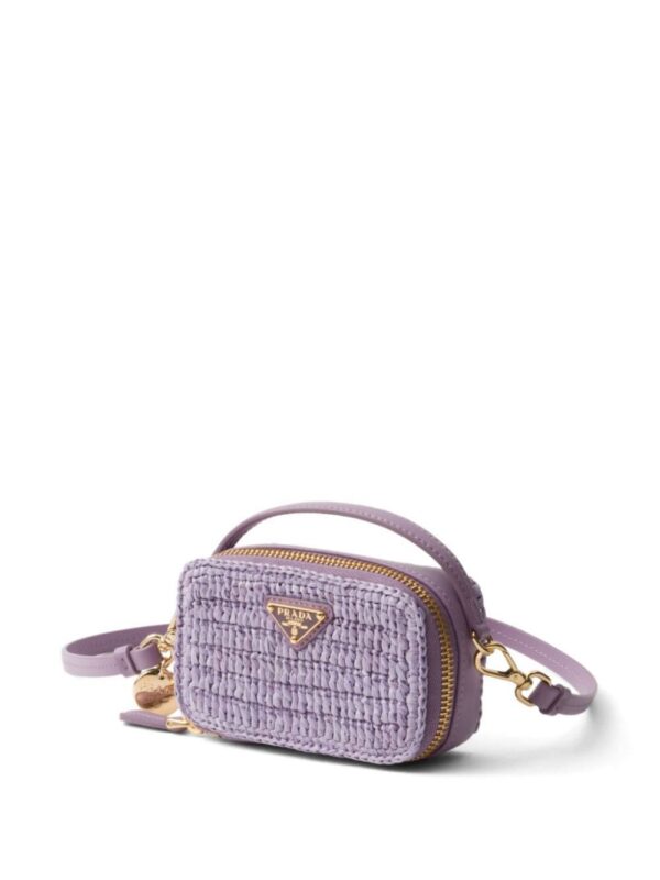 23819275_53822893_1000.jpg Prada logo-plaque crochet pouch