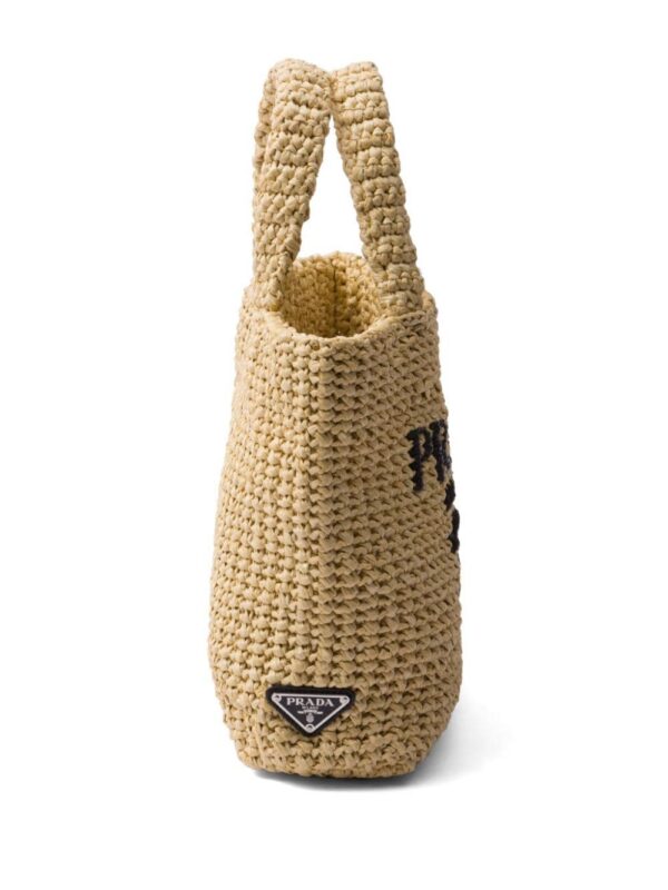 23820181_53822560_1000.jpg Prada logo-embroidered straw tote bag