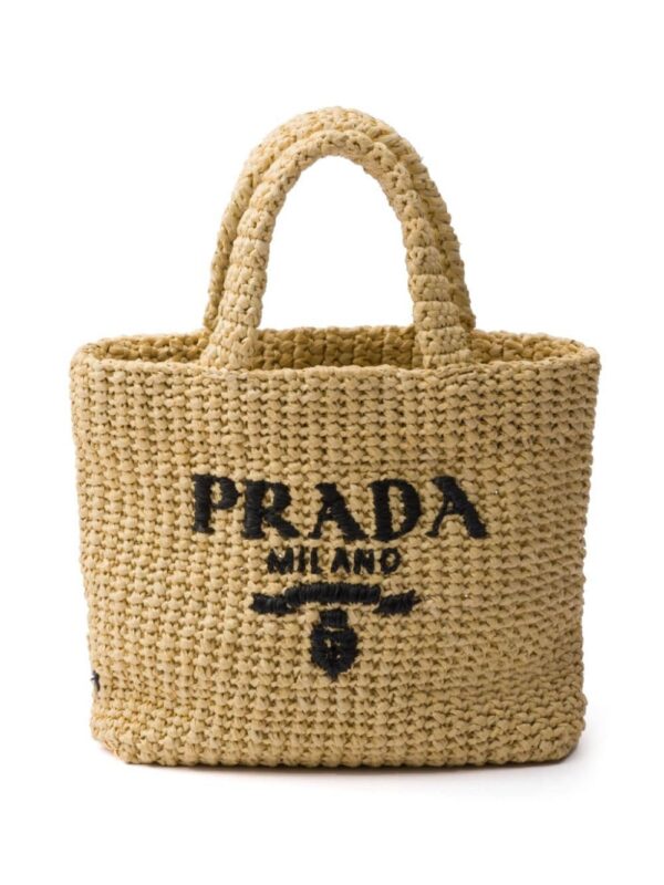 23820181_53822576_1000.jpg Prada logo-embroidered straw tote bag