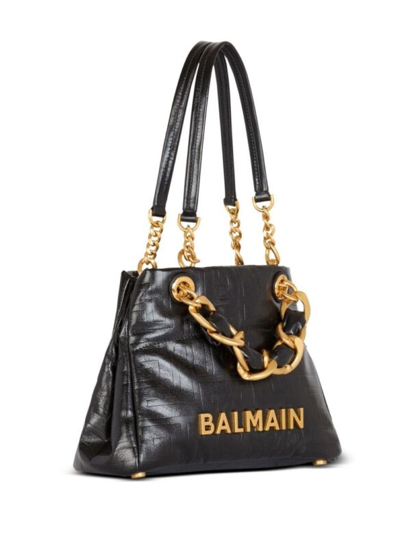 23827578_53907234_1000.jpg Balmain small 1945 Soft leather tote bag