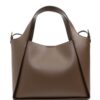 Stella McCartney logo-perforated faux-leather tote bag