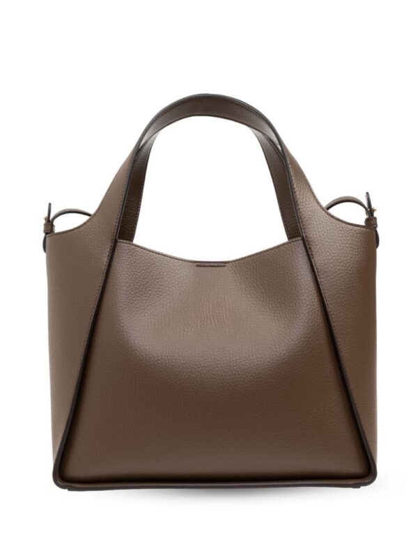 Stella McCartney logo-perforated faux-leather tote bag
