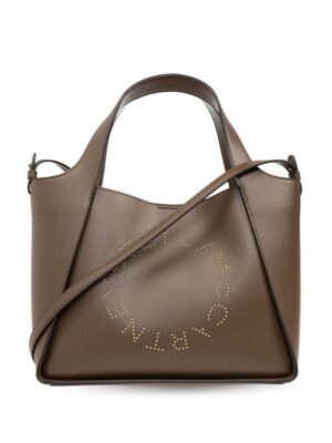 23860049_53835185_1000.jpg Stella McCartney logo-perforated faux-leather tote bag