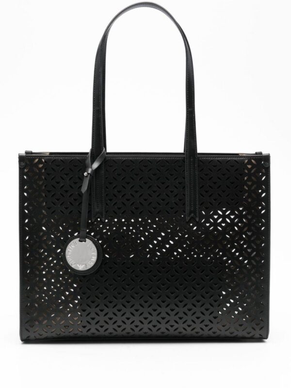 23884181_54038935_1000.jpg Emporio Armani logo-laser cut tote bag