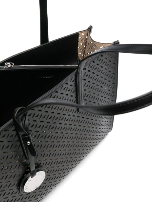 23884181_54038936_1000.jpg Emporio Armani logo-laser cut tote bag