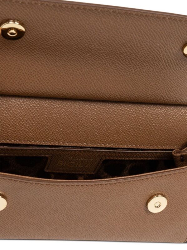 23889039_54018300_1000.jpg Dolce & Gabbana small Sicily grained leather tote bag