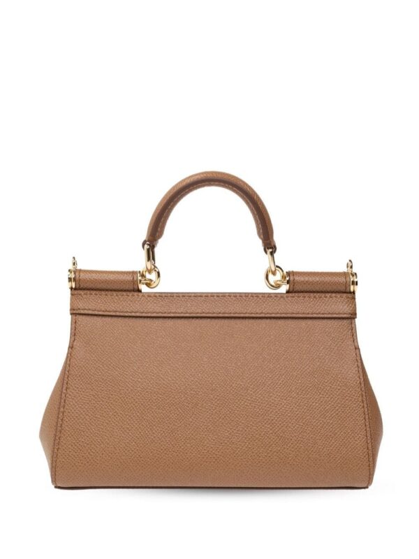 23889039_54018301_1000.jpg Dolce & Gabbana small Sicily grained leather tote bag