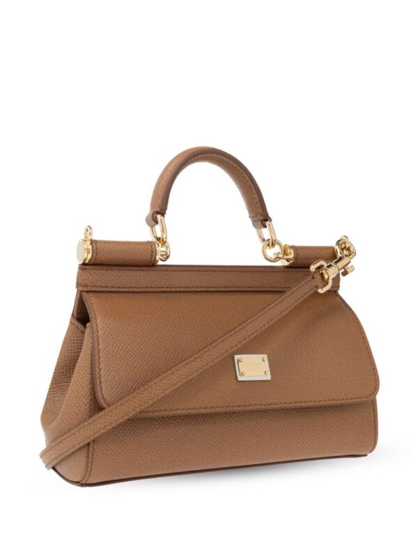 23889039_54018302_1000.jpg Dolce & Gabbana small Sicily grained leather tote bag