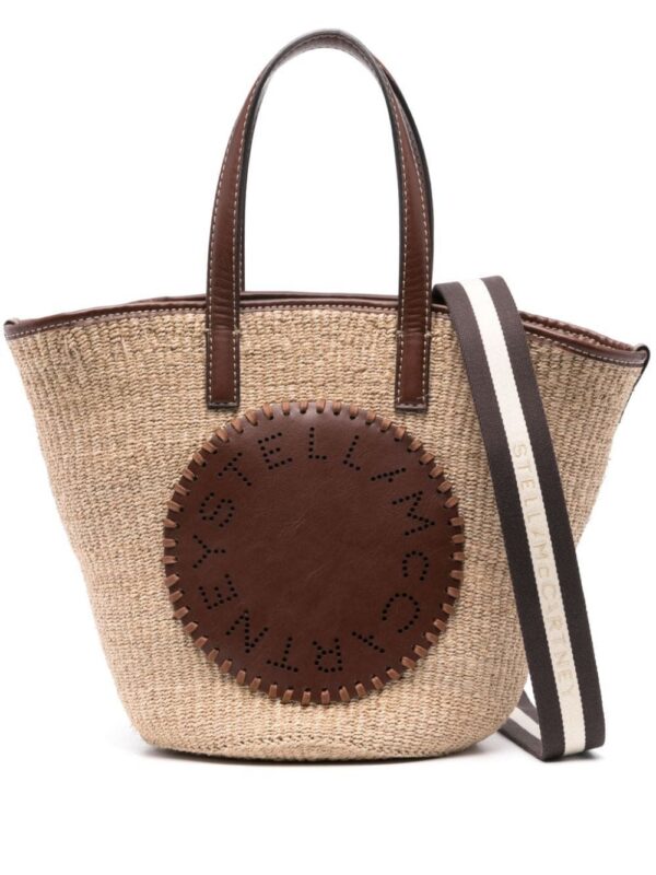 23895033_53962681_1000.jpg Stella McCartney appliqué-logo tote bag