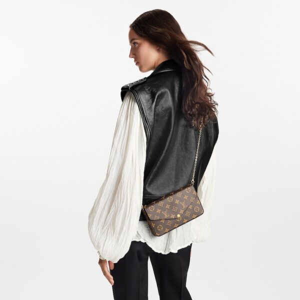 louis-vuitton-felicie-pochette-monogram-handbags-M81896_PM1_Croppedwornview.jpg Louis Vuitton Félicie Pochette