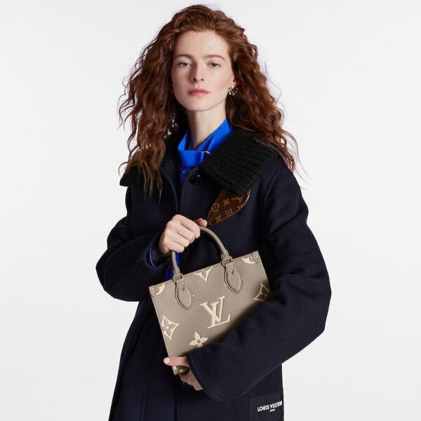 louis-vuitton-onthego-pm-bicolor-monogram-empreinte-leather-handbags-M45779_PM1_Wornview.jpg Louis Vuitton Onthego PM