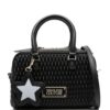 Versace Jeans Couture  logo-plaque leather shoulder bag