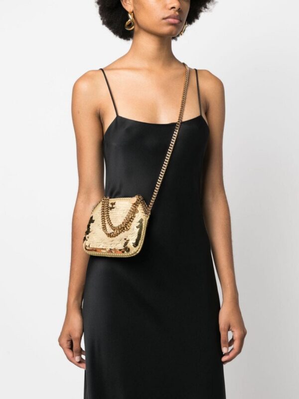 21108415_51163269_1000.jpg Stella McCartney mini Falabella sequin-embellished bag